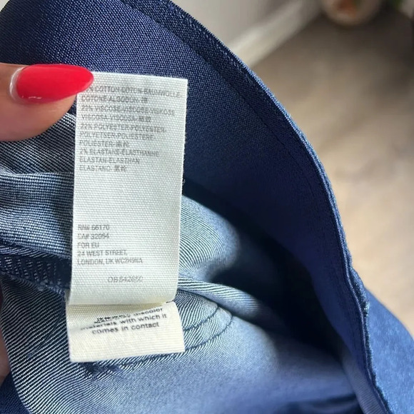 Free People Flare Penny Pull On Denim Jean in Rich Blue - Picture 11 of 13